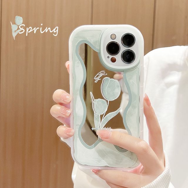 Tulip Mirrored Phone Case - Compatible with iPhone
