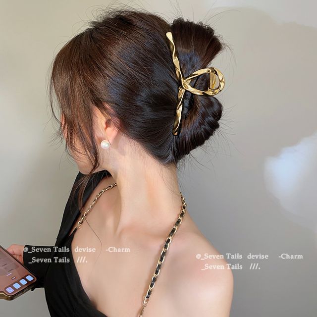 Clamp / Twisted designs) Alloy (various Hair Faux Pearl