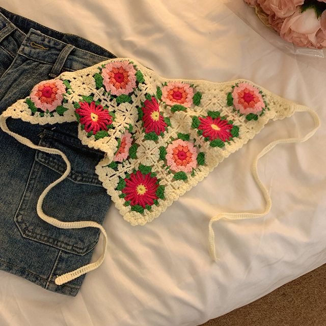 Crochet Patterned Bandana Sunglasses /