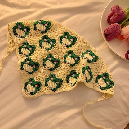 Crochet Patterned Bandana Sunglasses /
