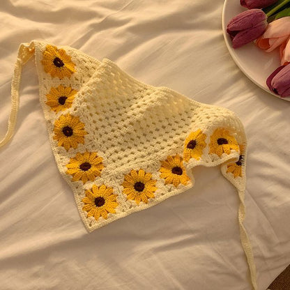 Crochet Patterned Bandana Sunglasses /