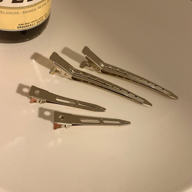 クリップヘアメタリックセット