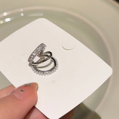 Cuff Layered Rhinestone Ear