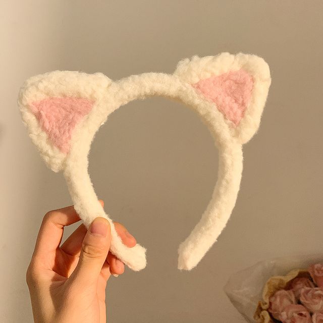 Chenille Cat Headband Ear
