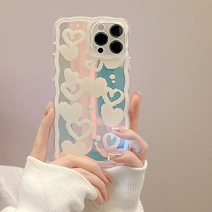 Phone Heart Case Holographic