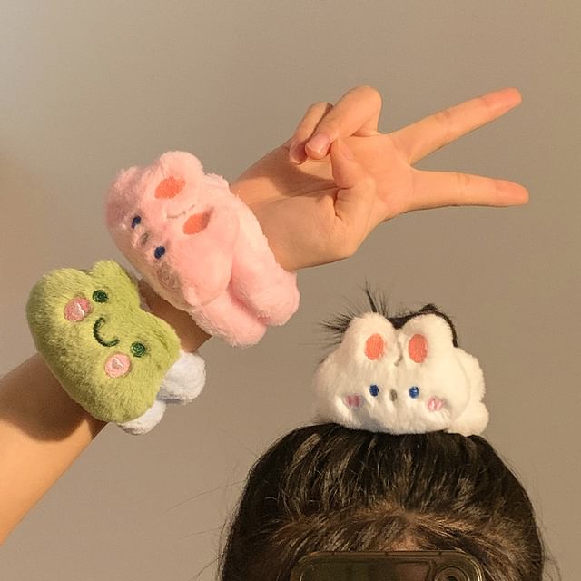 Face Chenille Wash (Various Designs) Wrist Band Animal