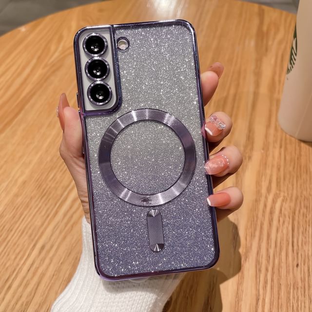 Glitter Magnetic Phone Case - Compatible with Samsung