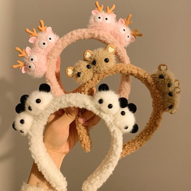 Animal Headband Chenille