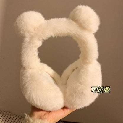 Earmuffs Bear Ear Chenille