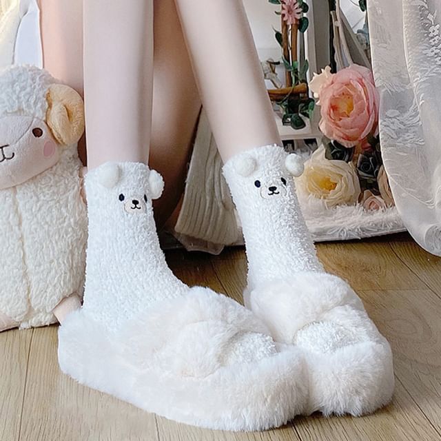 Set Socken / Fleece Bär