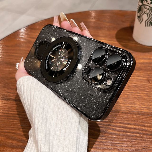 リングケーススタンドグリッターフォン