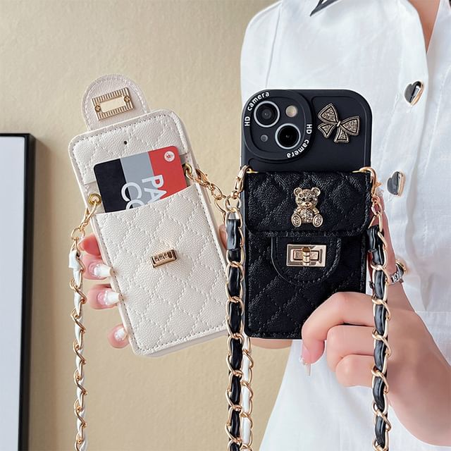 Case Card Phone Bear Holder