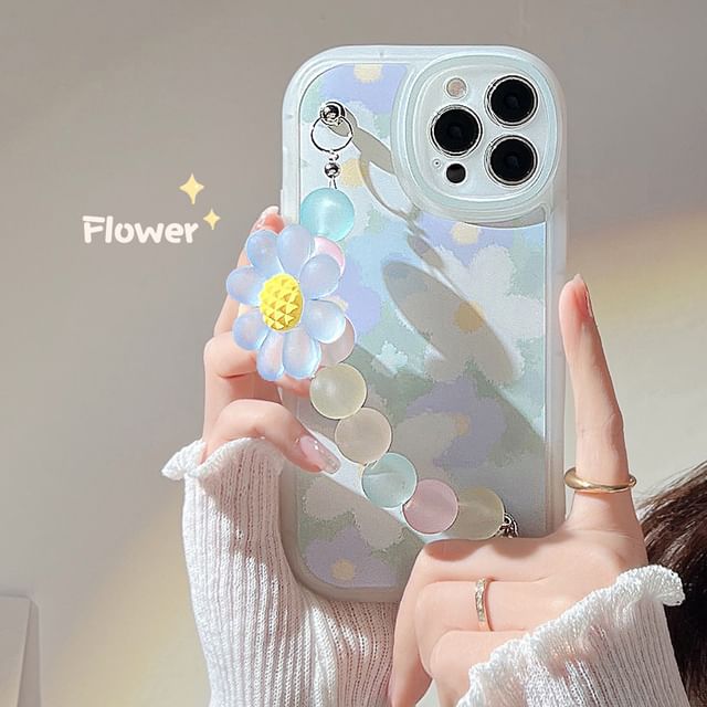 Phone Strap Case Floral