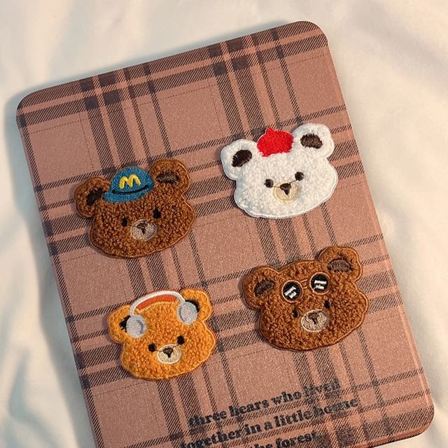 Bear Plaid Case iPad