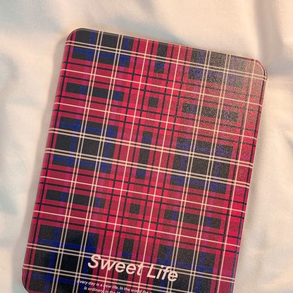 Case iPad Plaid