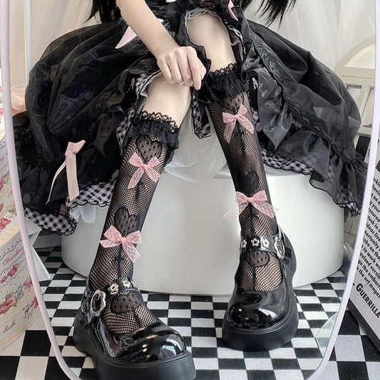 Bow Lace Socks