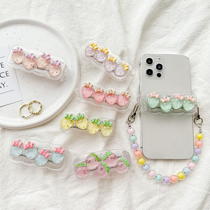 for (Various Clip Designs) Lanyard Phone Fruit