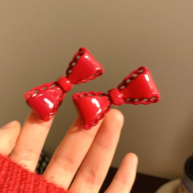 Schleifenclip Haar / Set