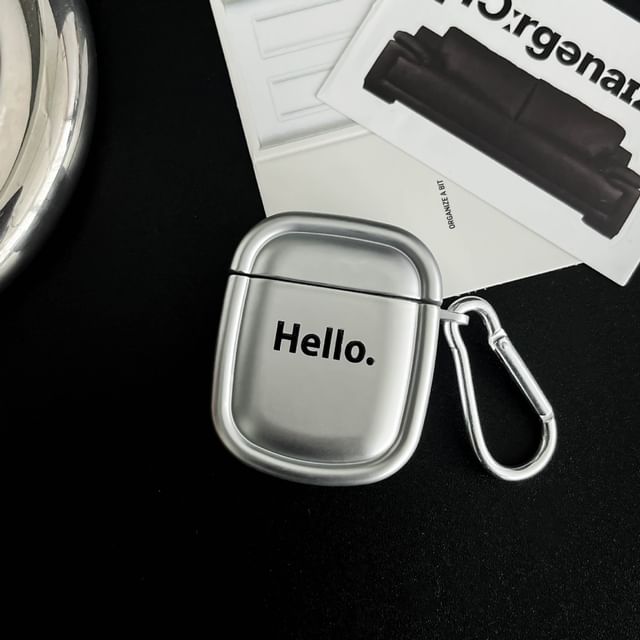 Metallic Star Earphone Case Cover with Charm - Compatible with AirPods and AirPods Pro