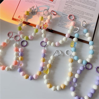 ストラップボウビーズフォン