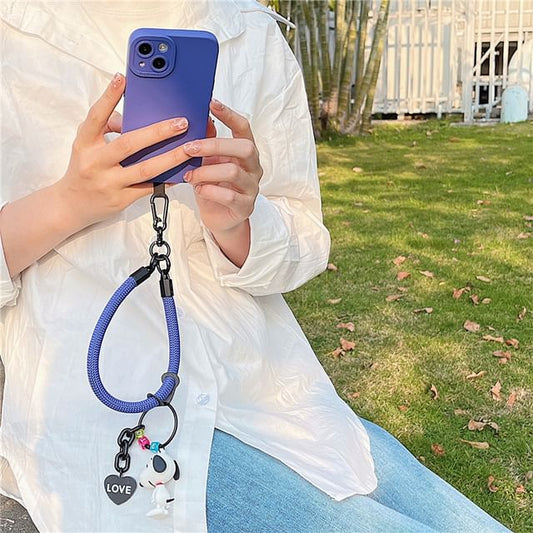 Phone Plain Strap Pad Lanyard with