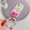 Gewelltes Telefon-Lanyard-Pad mit Riemen
