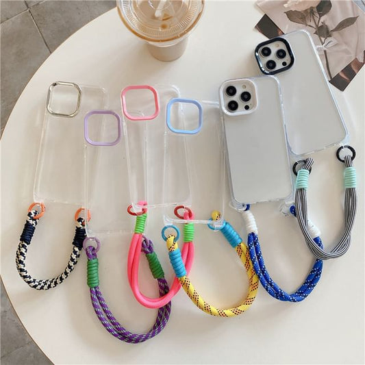 Phone Strap Transparent Case
