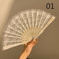 Set Fan Floral Hand / Foldable Designs) (Various Lace Choker
