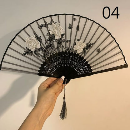 Set Fan Floral Hand / Foldable Designs) (Various Lace Choker