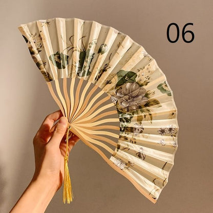 Set Fan Floral Hand / Foldable Designs) (Various Lace Choker