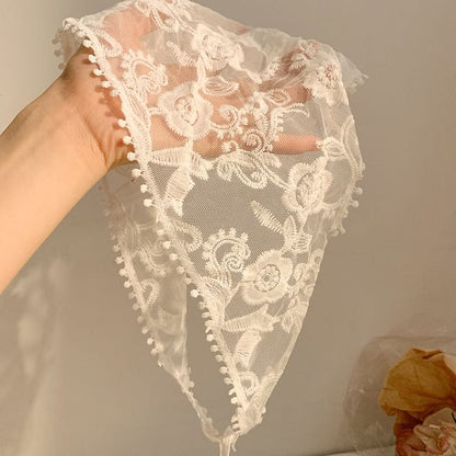 Triangle Lace Head Scarf Designs) (Various