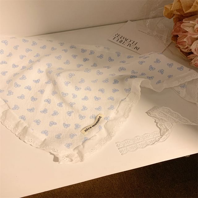 Print Head Designs) (Verschiedene Blumenschal Dreieck