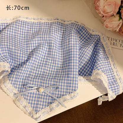 シュシュレーススカーフデザイン）トライアングルトリム（様々なセットヘッド/