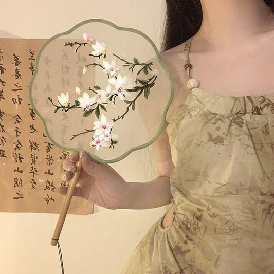 Hand-/Fächerbestickte Druckquaste