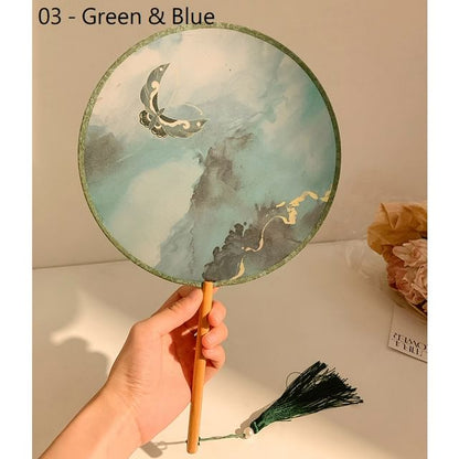 Hand-/Fächerbestickte Druckquaste