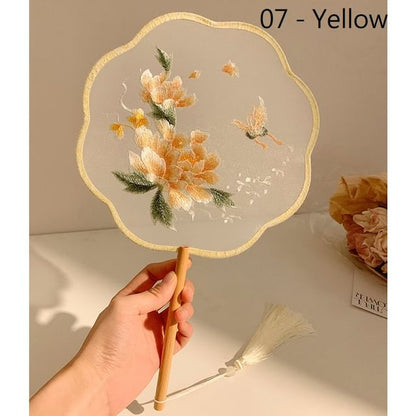 Hand-/Fächerbestickte Druckquaste