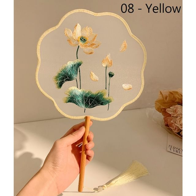 Hand-/Fächerbestickte Druckquaste