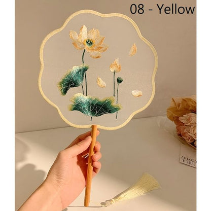 Hand-/Fächerbestickte Druckquaste