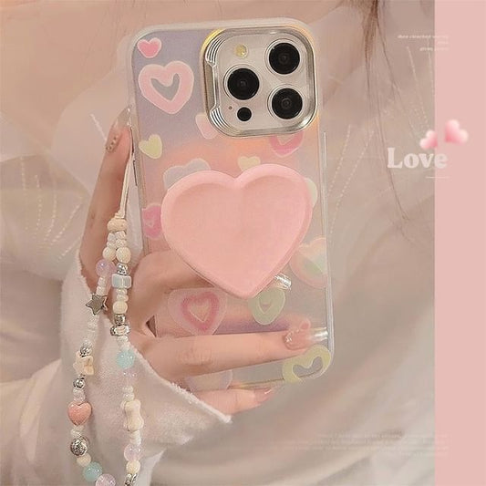 Holographic Case Phone Heart