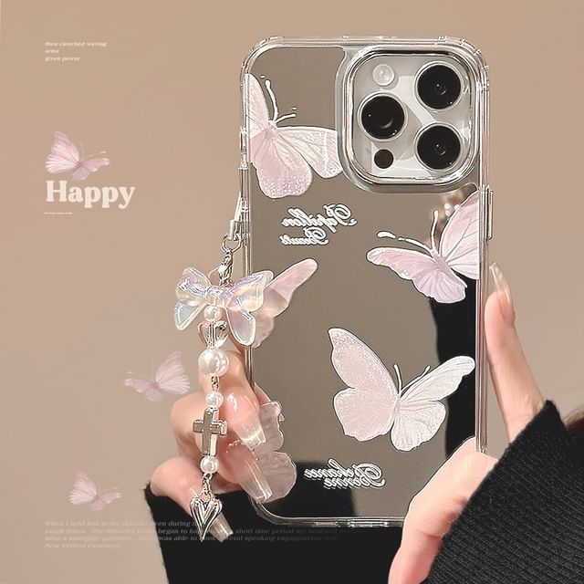 Mirrored Phone Butterfly Case