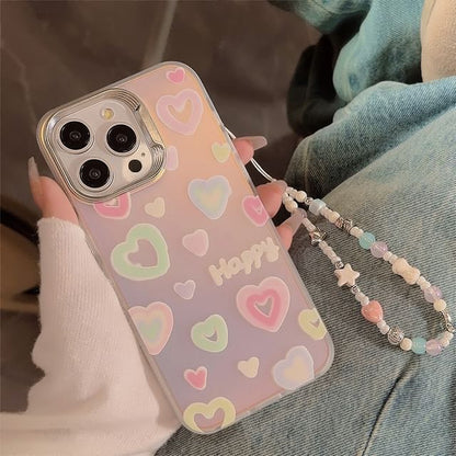 Holographic Case Phone Heart