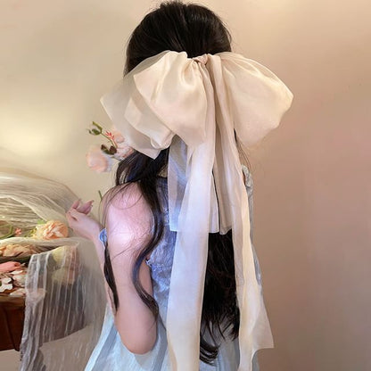 Clip Bow Hair Fabric