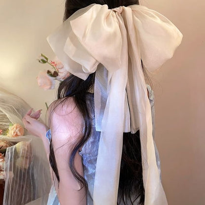 Clip Bow Hair Fabric