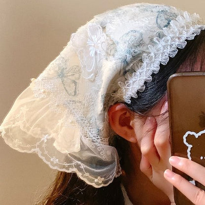 Spitzen-Schmetterlings-Bandana-Besatz-Designs) (Verschiedene