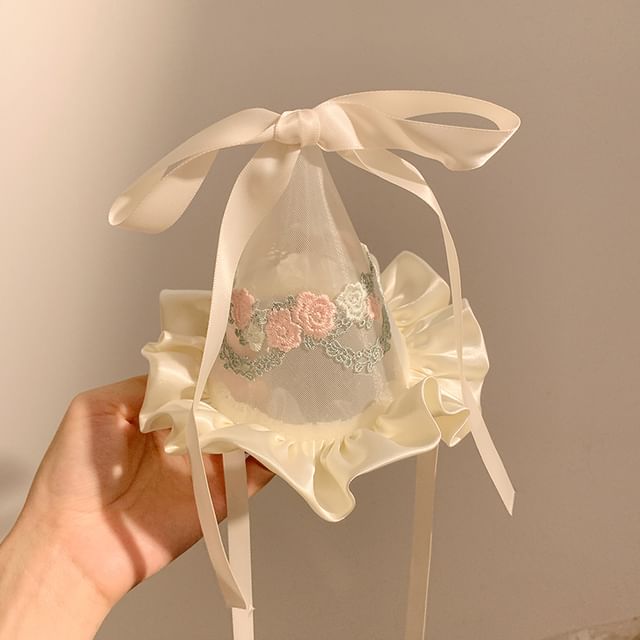 パーティーフリルハット刺繍