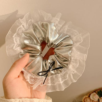 Trim Ruffle Scrunchie
