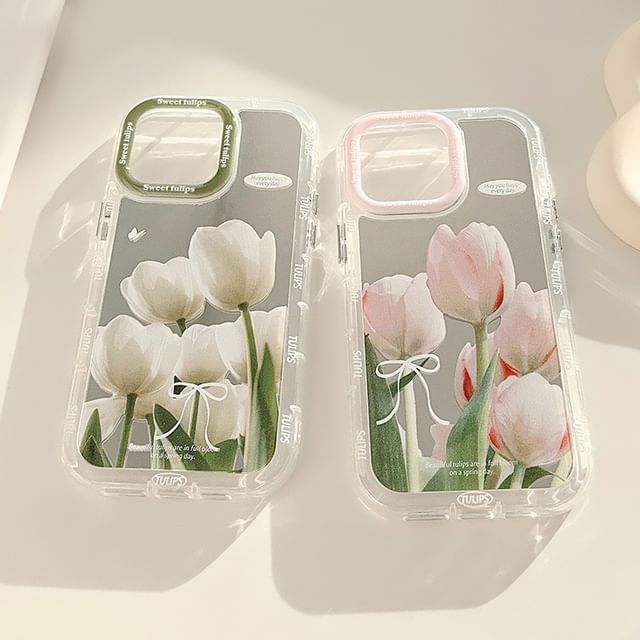 Case Phone Mirrored Tulip