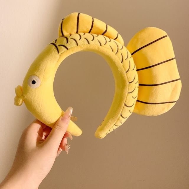 Face Headband Chenille Wash Fish