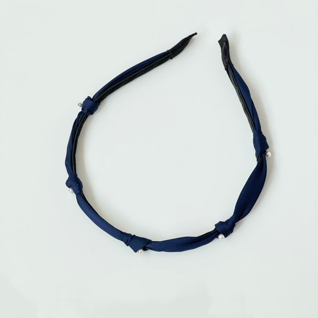 Headband Knot Faux Pearl