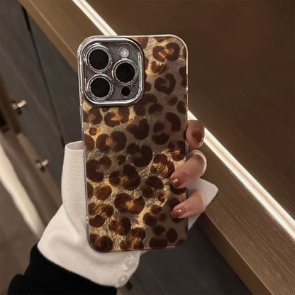 Phone Leopard Print / Case Strap Set